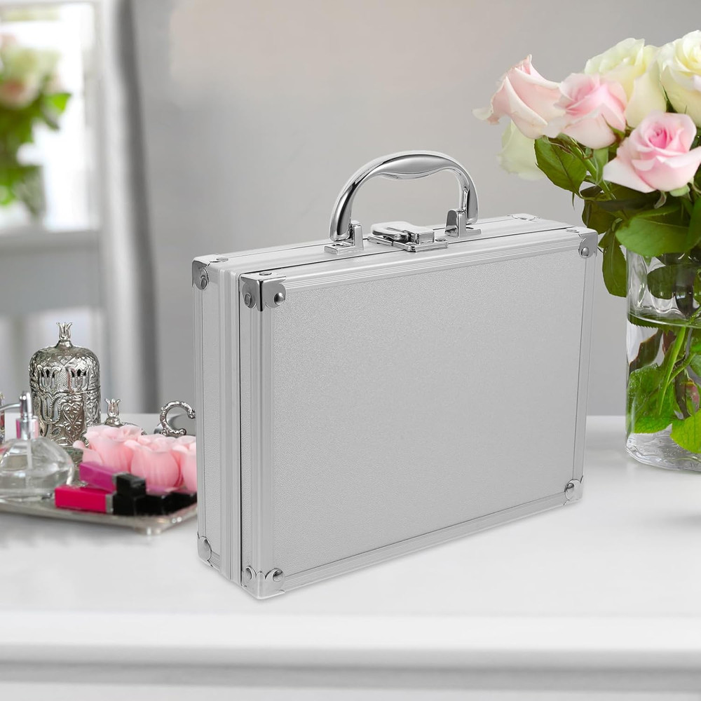 Aluminum Briefcase Multi-Functional Toolbox Carrying Box Handheld Suitcase for G