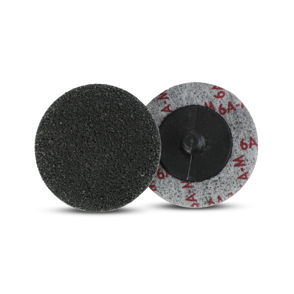 10 Pack - 2" Inch Unitized Quick Change Discs 6AM A/O Medium Deburr Type R Roloc