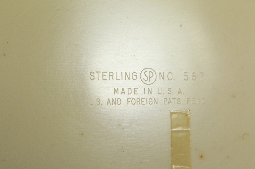 Sterling Dial-A-Matic Adding Machine Model 567 5 Dial 1950s NOS