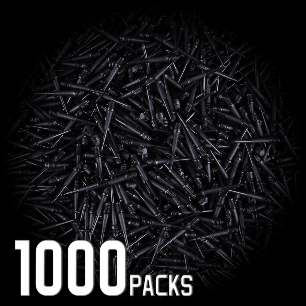Cyeelife 2BA Thread Soft Tip Dart Points - Plastic Dart Tips - 100/1000 Pack Pre