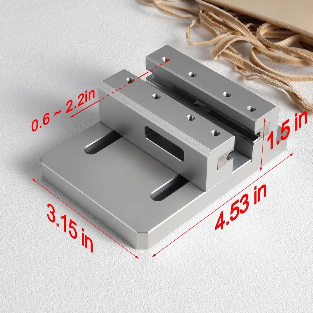 Leather Edge Trimmer, Belt Side Leather Edger Tool, Desktop Leather Edge Strap B