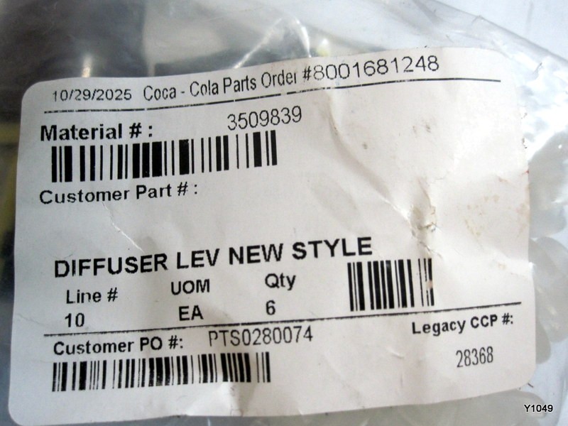 6pcs LEV 3.0 Soda Nozzle 28545 Diffuser 28368 Internal Mixer