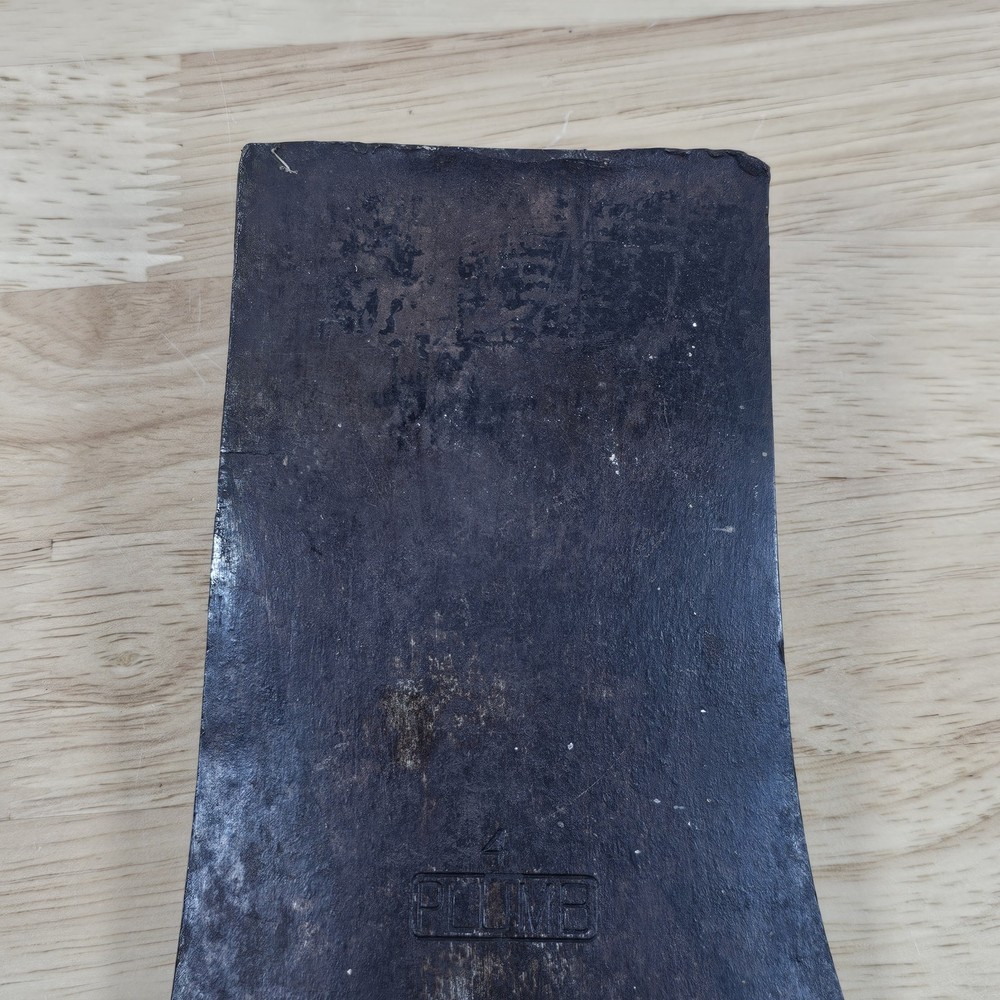 Vintage Plumb #4 Single Bit Axe Head Read Description