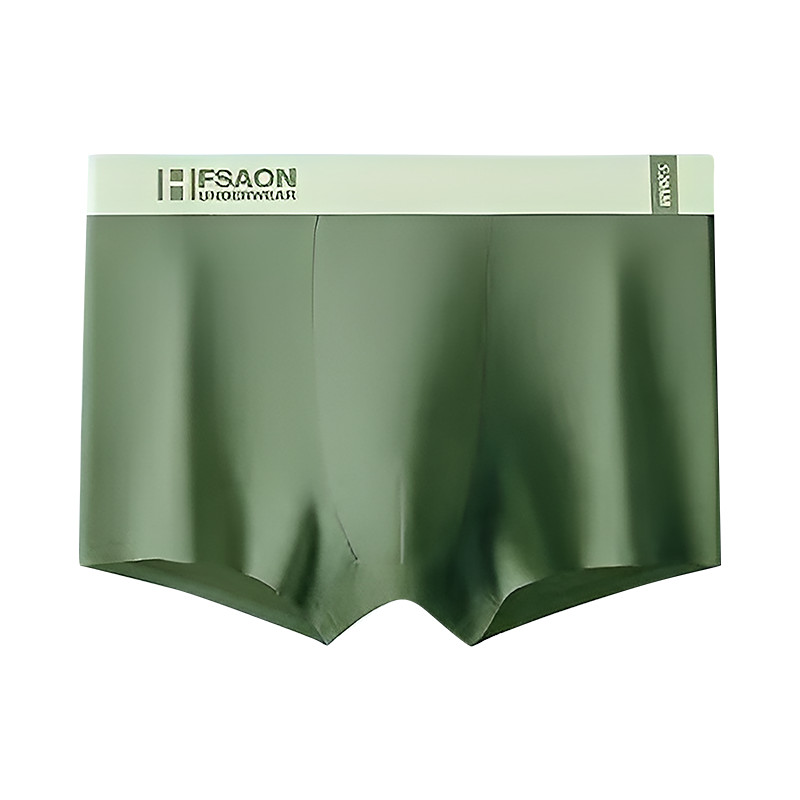 4 PCS Men's Underwear Soft Boxer Briefs Breathable Comfortable Trunks