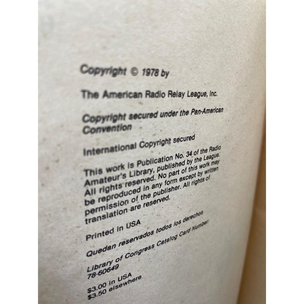 Radio Frequency Interference How to Identify and Cure It ARRL Publications Book
