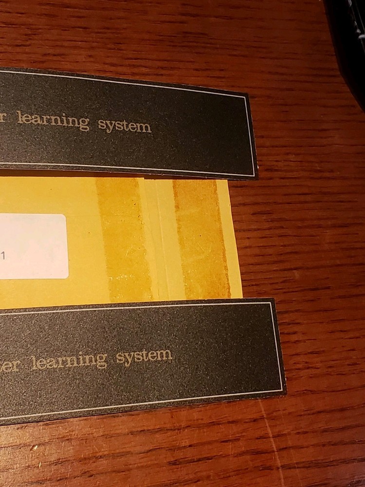 One New ET-3400 "Heathkit Label" #390-1391 for Microcomputer Learning System