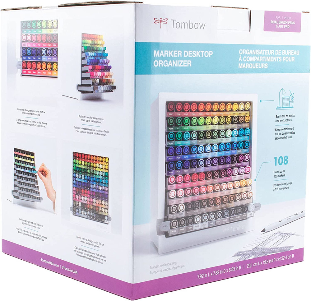 56840 Marker Desktop Organizer , White