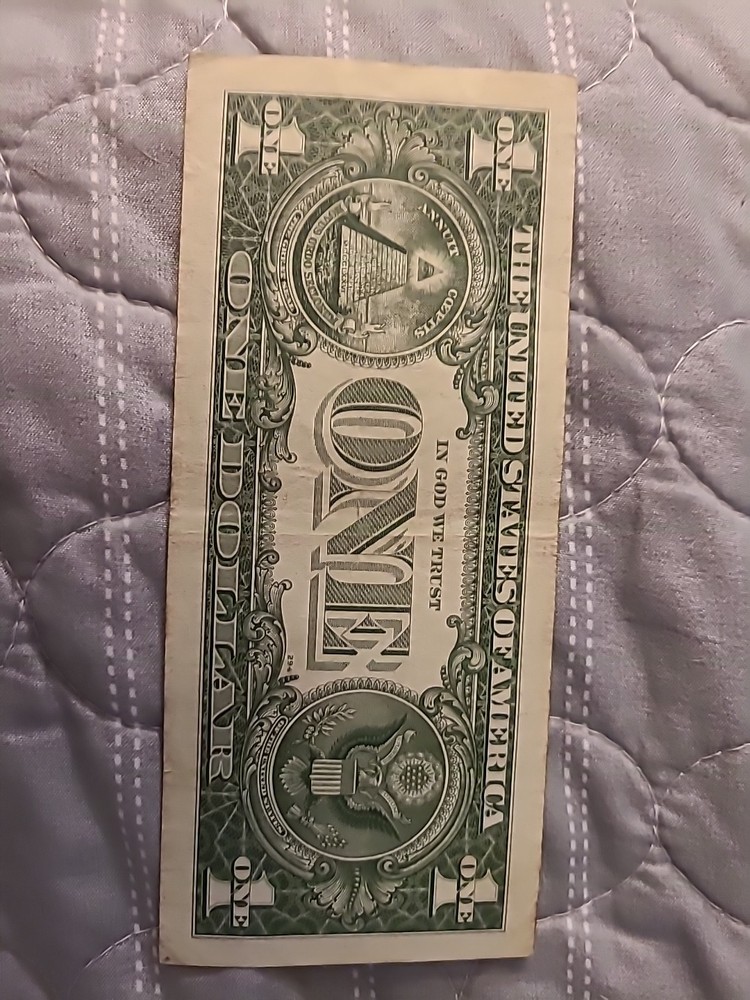 1957 One Dollar Blue Seal Note Silver Certificate - U.S. $1.00 Bill