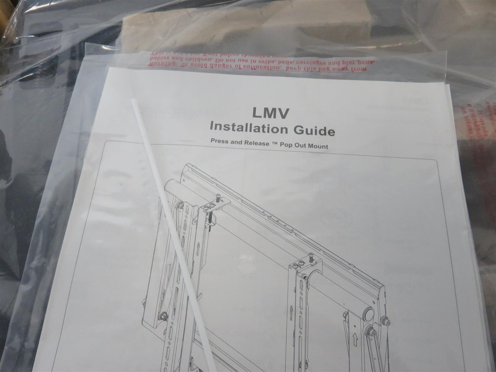 Premier Mounts LMV Press & Release Pop Out Mount for Displays