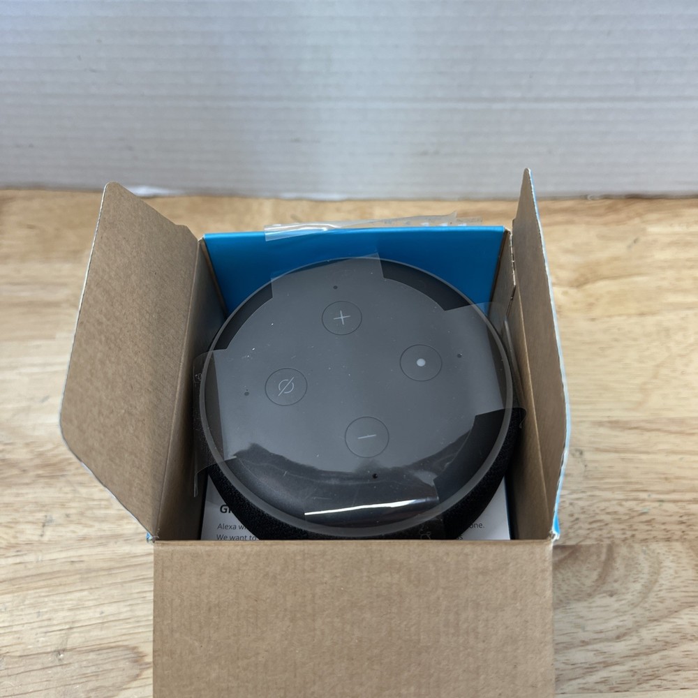 Amazon Echo Dot Smart Speaker - Charcoal 2020 (3rd Generation)