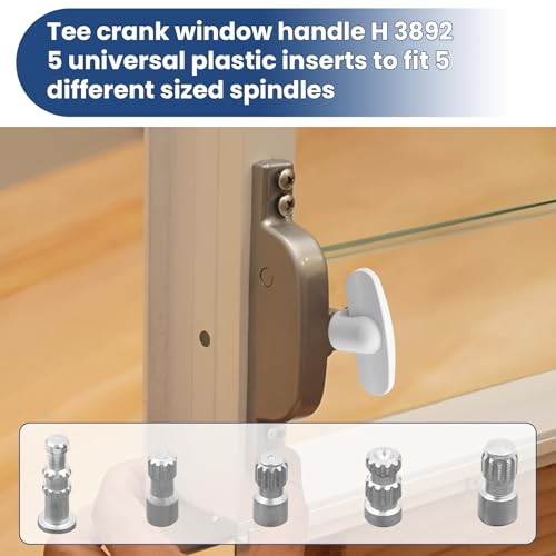H 3892 Tee Window Crank Handle Operator Handle for Andersen Crank Handle,3/8"