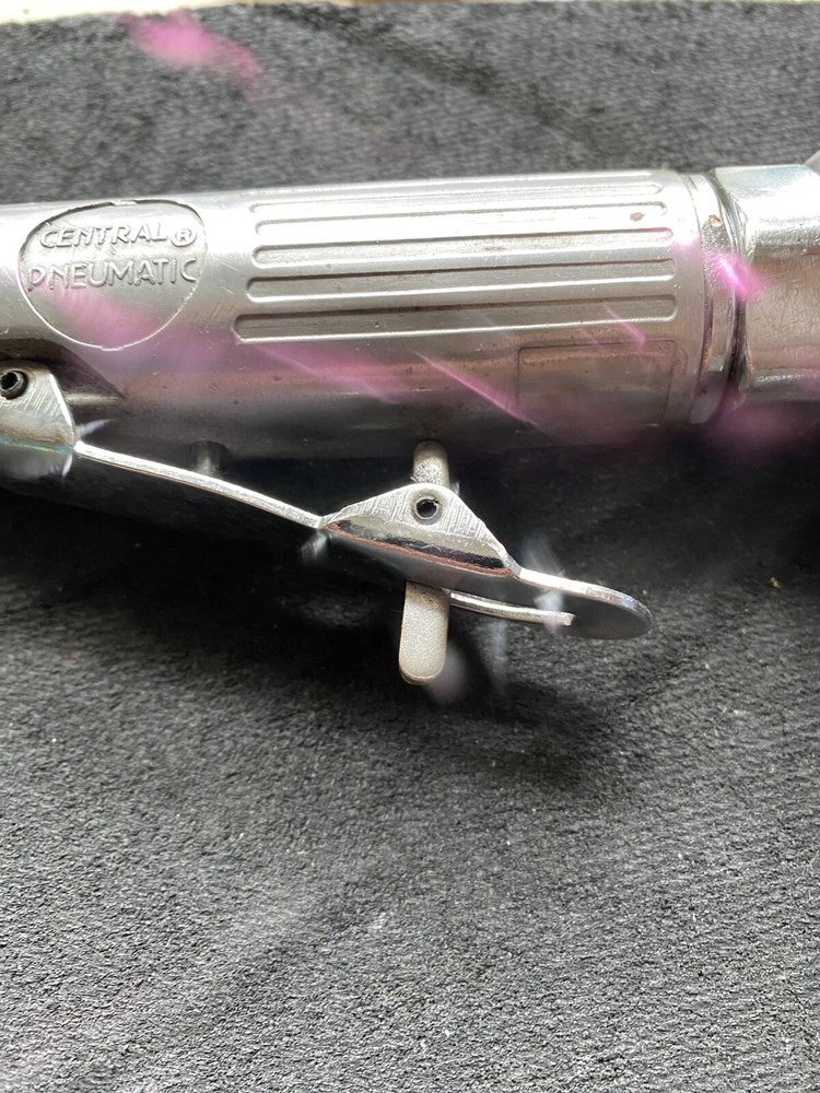 Central Pneumatic Right Angle Air Die Grinder & Blade,untested