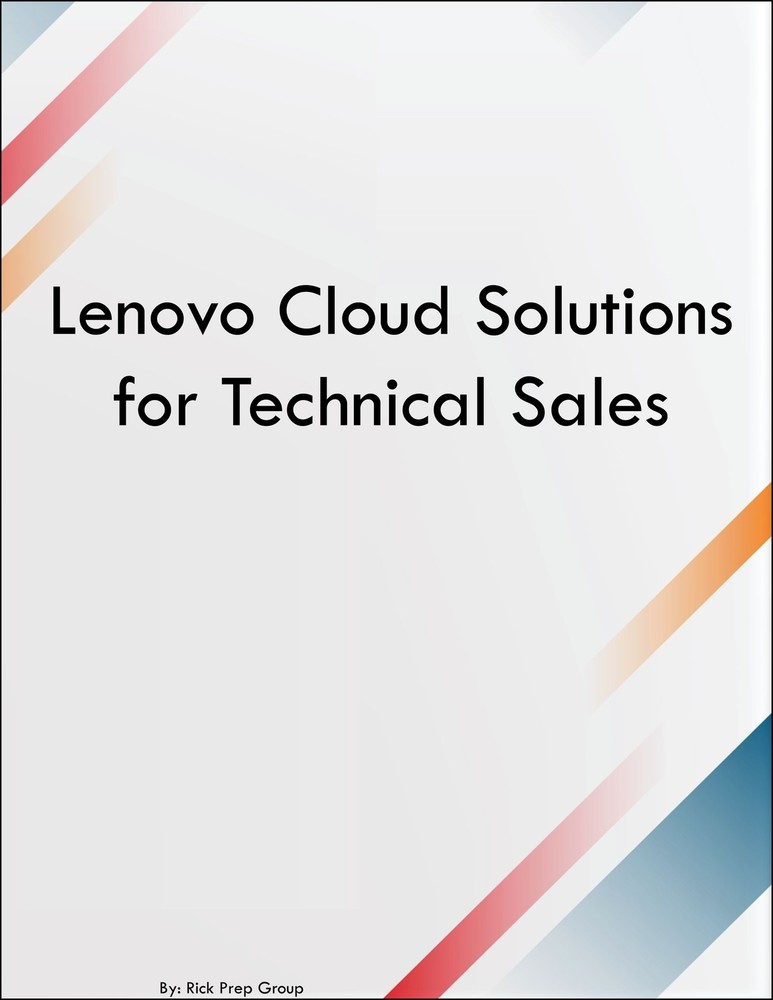 Lenovo Cloud Solutions for Technical Sales