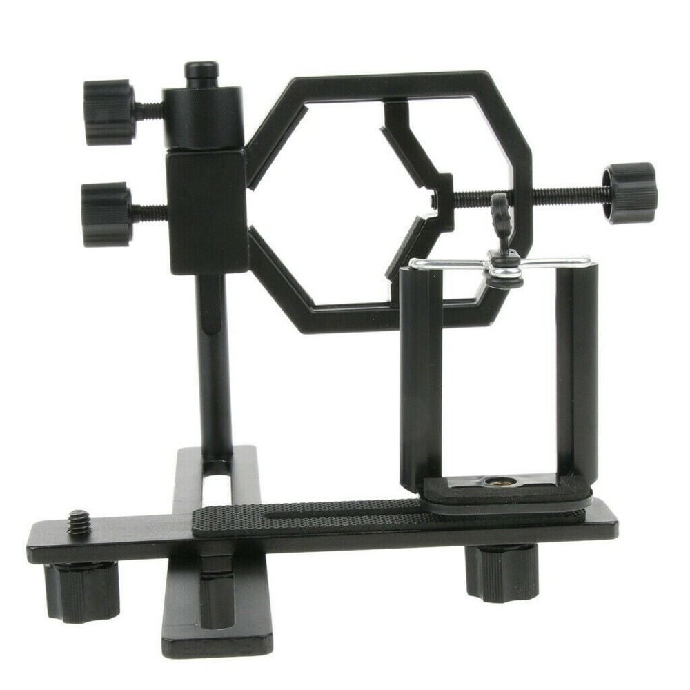 Camera Connection Telescope Scope Adapter+Phone Fixing Clip Holder