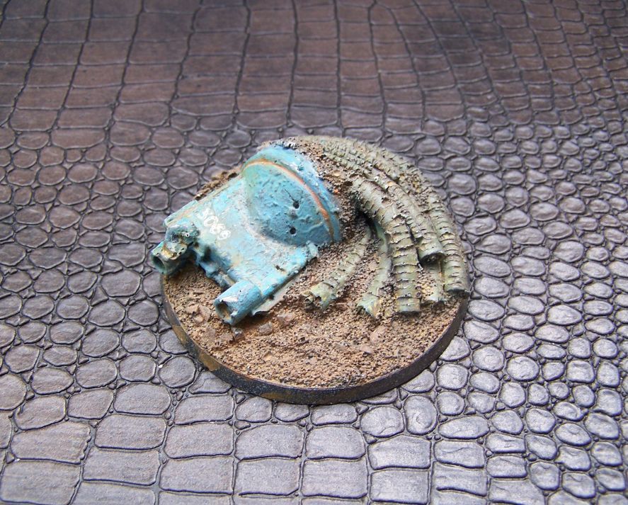 60mm RESIN BASE SPACESHIPS RUINS