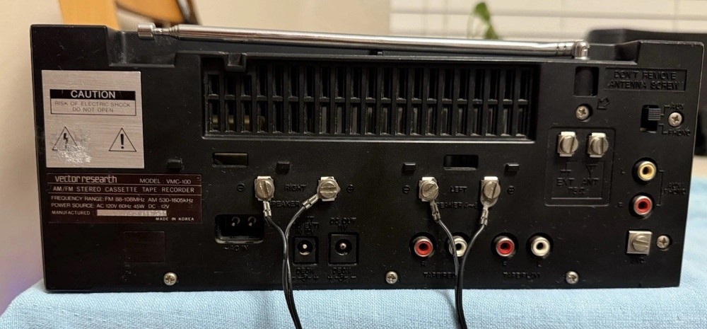 Vintage Vector Research VCM-100 stereo receiver/ Graphic Equalizer Tested