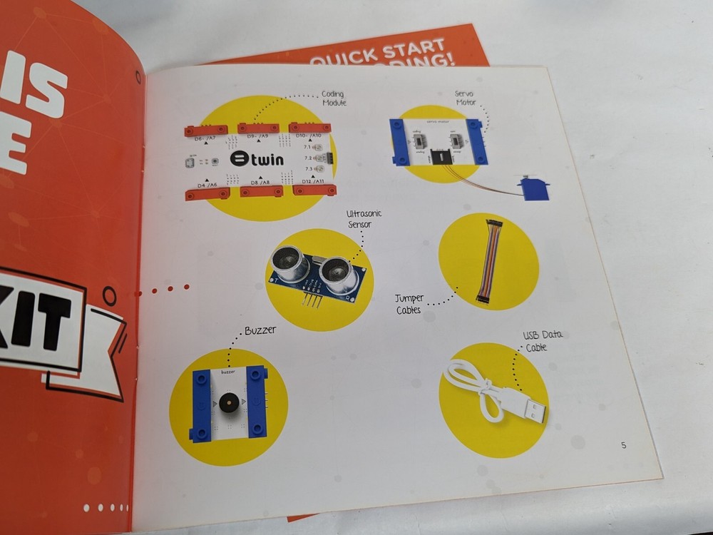 Twin Science STEM Coding Kit: Learn Programming for Children Ages 8+, Complete