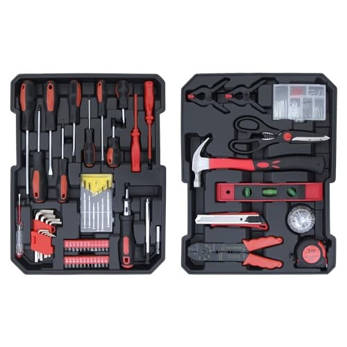 678PCS Complete Home Tool Set Versatile Rolling Tool Kit for Professional 678p