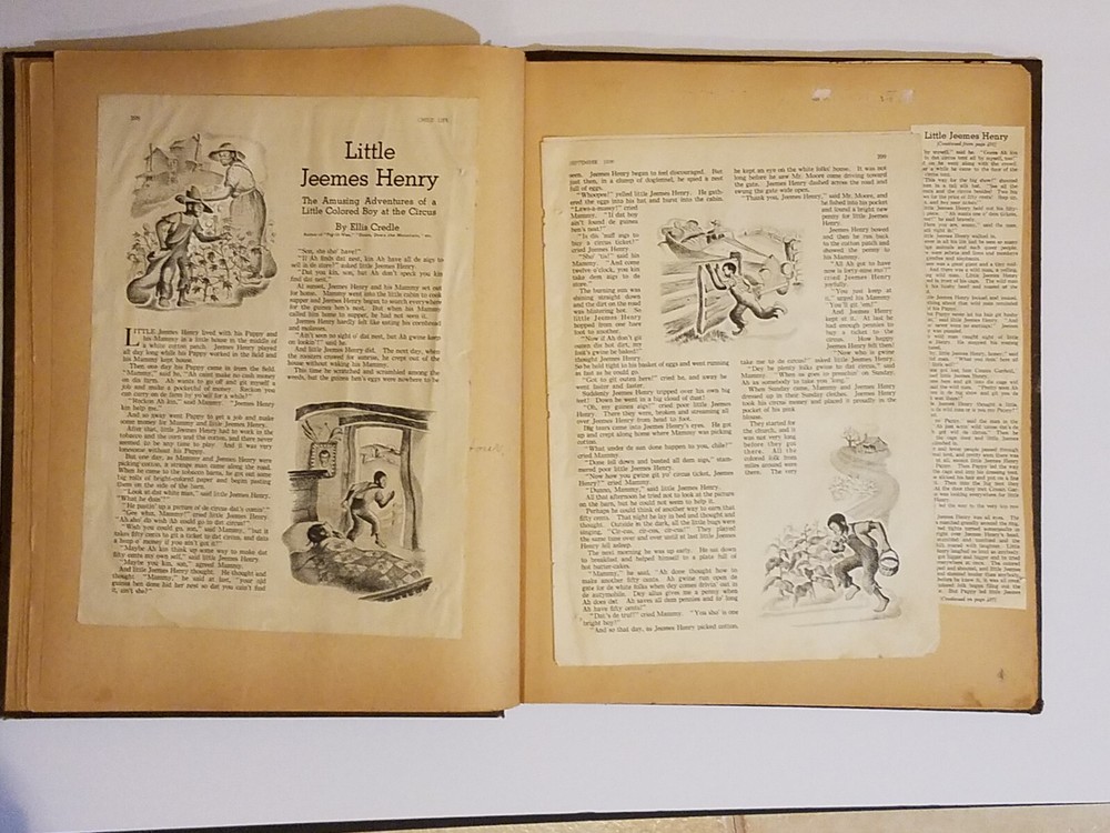 Vintage WW2 Era Scrapbook, Uncle Sam, Plane, Eagle, Ship, Cannon