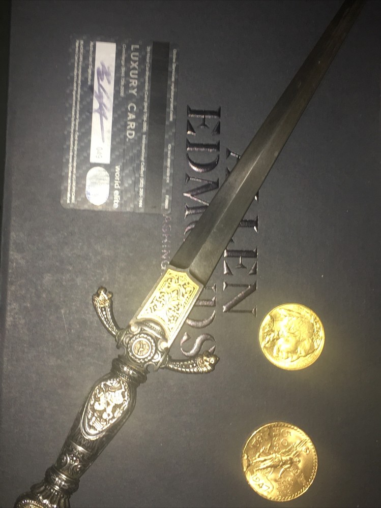 ANTIQUE SPAIN MEDIEVAL DAGGER MINT MUSEUM