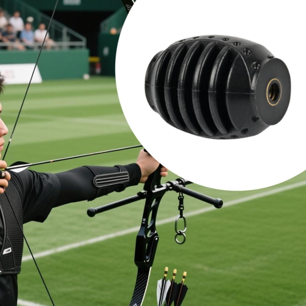 Archery Shock Absorber Ball Rubber Vibration Damper for Competition Exercise