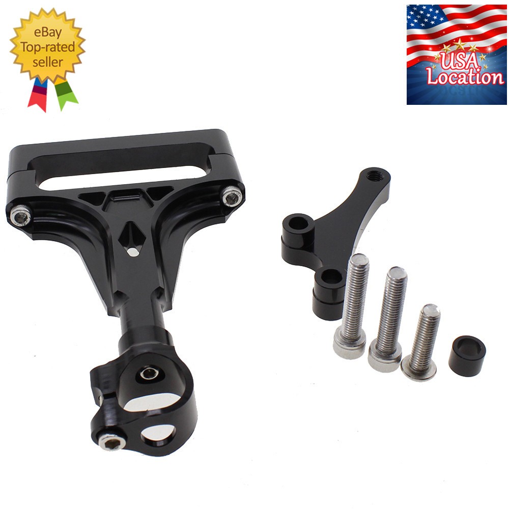 For Kawasaki Z1000 2003-2009 Titanium Steering Stabilizer Bracket Kit Mounting
