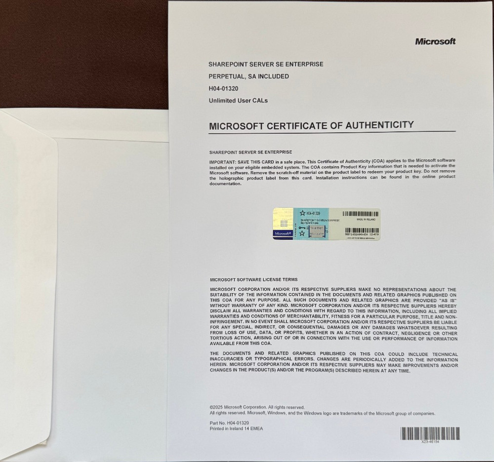 SharePoint Server Enterprise Subscription Edition + Project Server Unlimited CAL