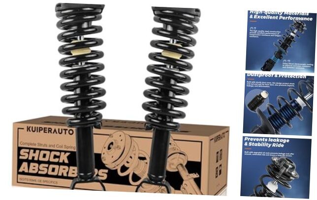 171100 Complete Front Struts Coil Spring Assembly 2x Front Struts 05-09 Dakota