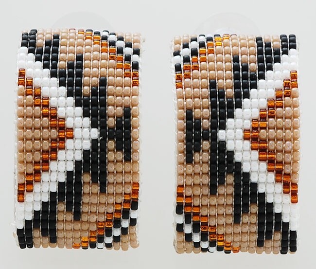 Native American Navajo Handmade Beaded Earrings