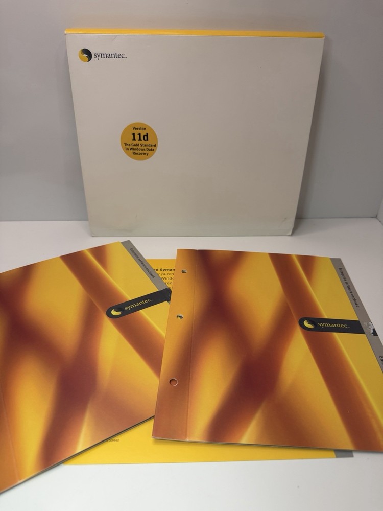 Symantec Backup Exec 11d Windows Servers Media Kit – Open Box Complete Set