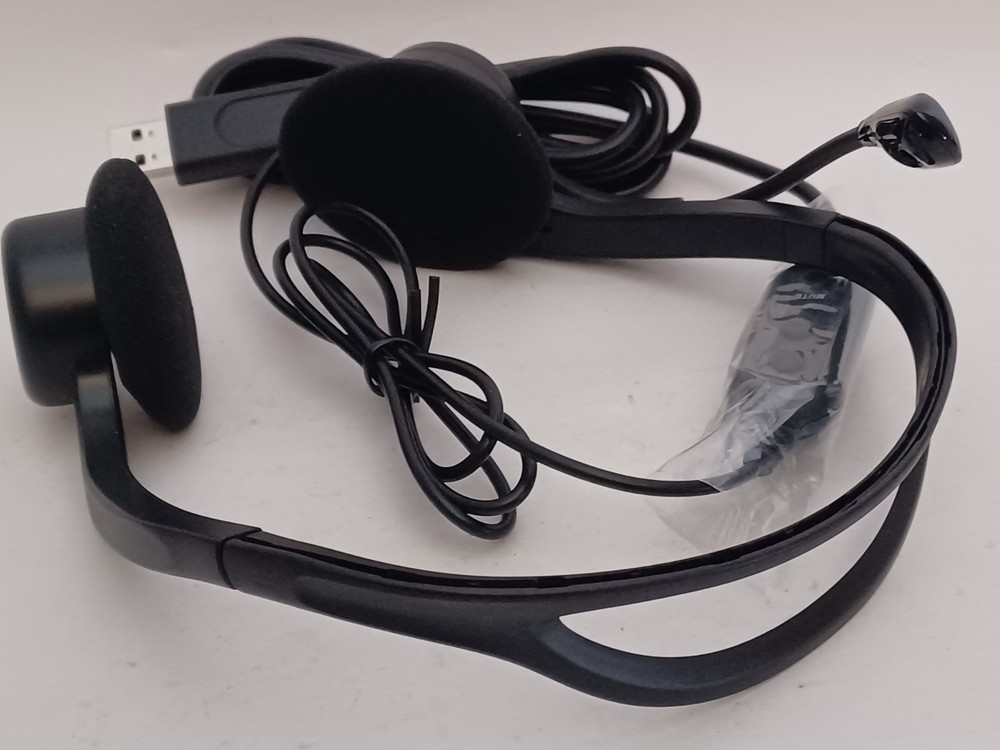 3A Logitech 960 USB Computer Headset M/N A00091