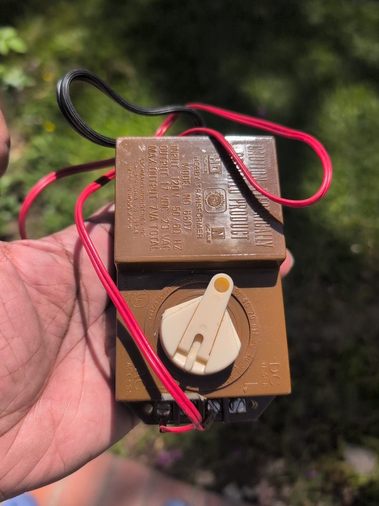 Bachmann HO & N Power Pack Transformer Brown Model No. 6607 - Tested