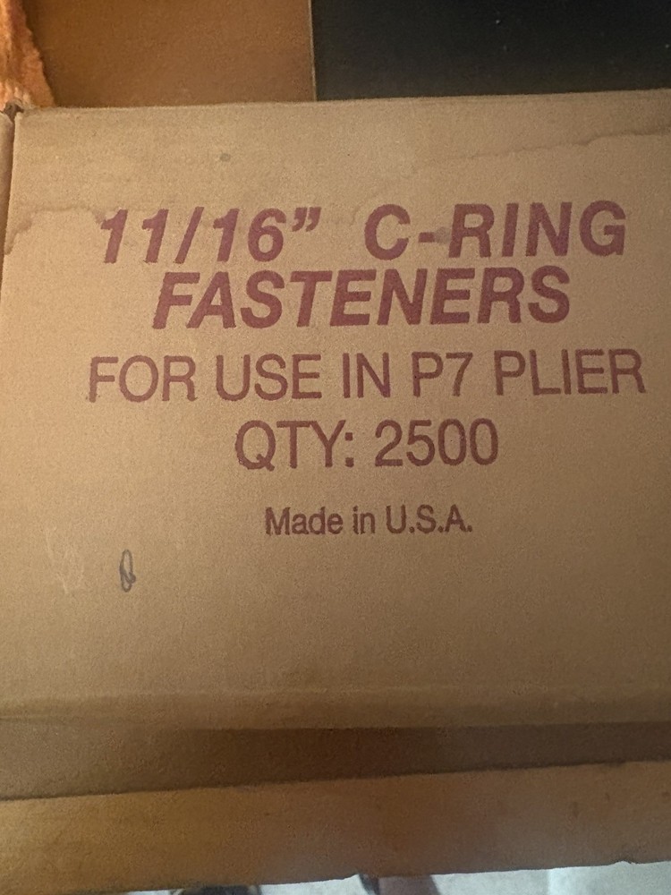 11/16" C Ring Fasteners