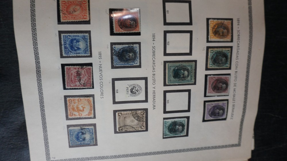 Peru collection in album