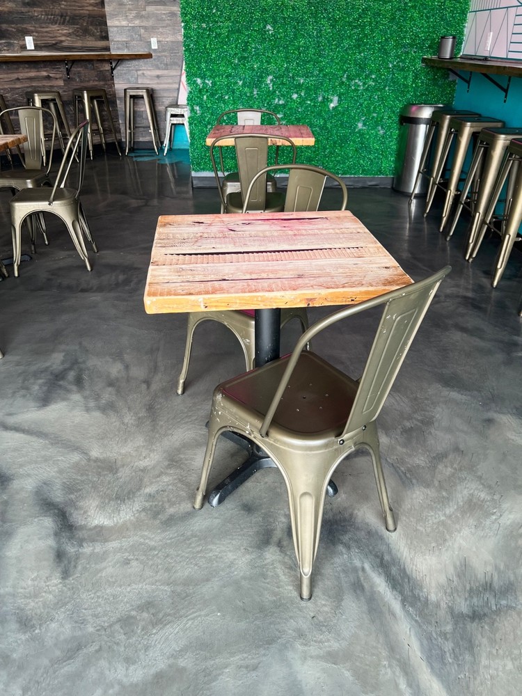 Metal Alloy Chairs (9 total)
