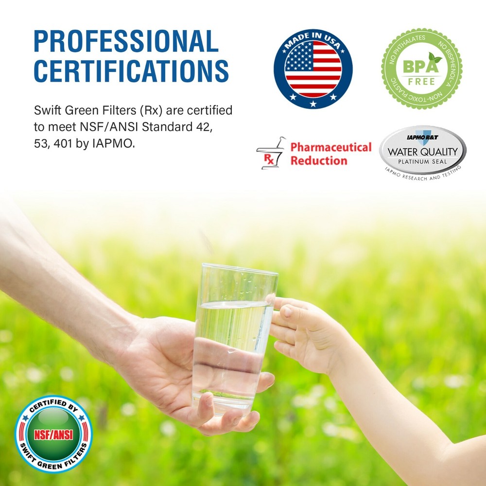 SGF-W71 Rx Replacement EFF-6016A, EFF-6008A Refrigerator Filter(2 Pack)