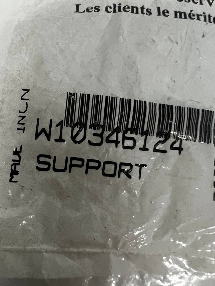 Genuine OEM Whirlpool SUPPORT W10346124