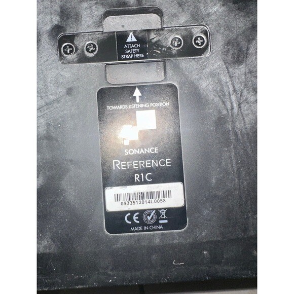 Sonance Reference R1C in-Ceiling Speaker Black Wired Dual 5.25" Square Shape LCR