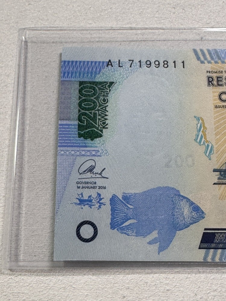2016 Malawi 200 Kwacha P# 65a
