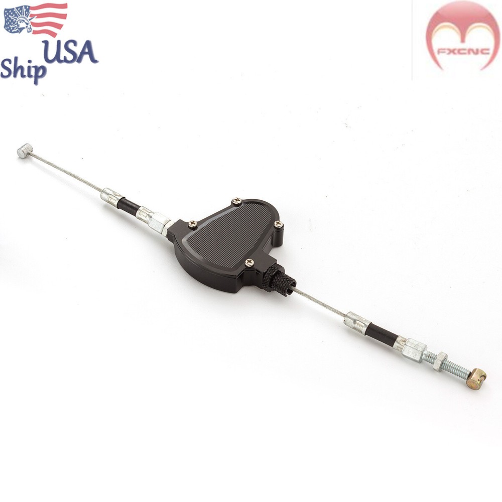 Universal CNC Motorcycle Stunt Clutch Easy Pull Cable Lever Replacement System 1