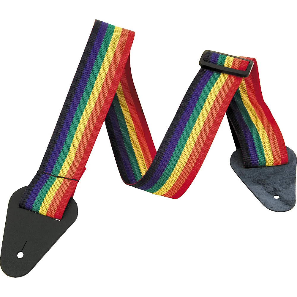 Perri's 2" Nylon Guitar Strap Rainbow