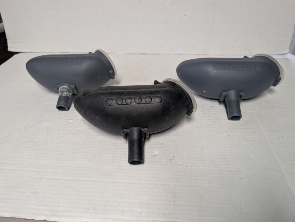 3 Gravity Fed Paintball Hoppers