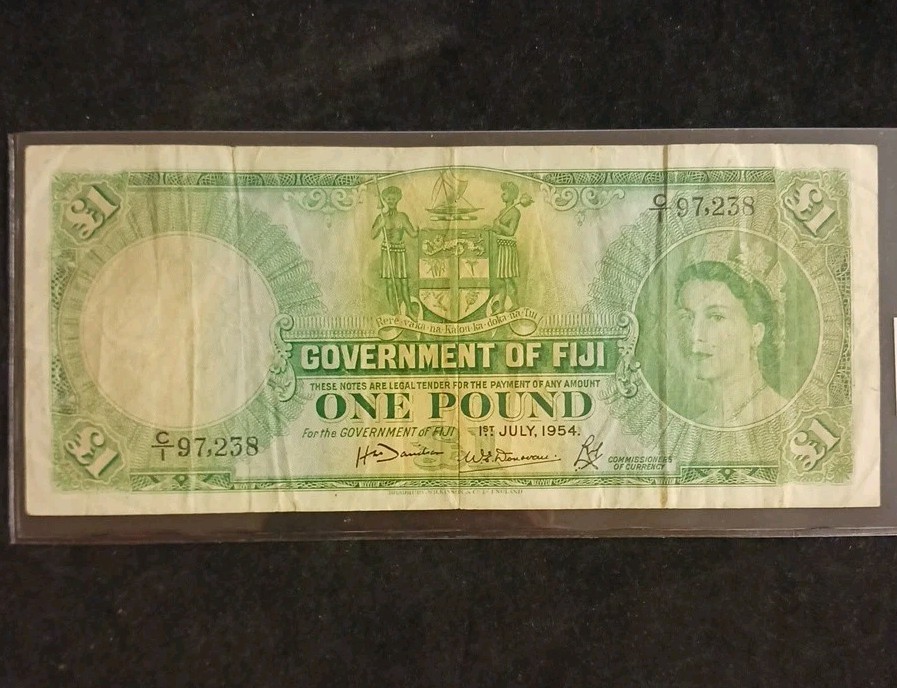 1954 Fiji One Pound