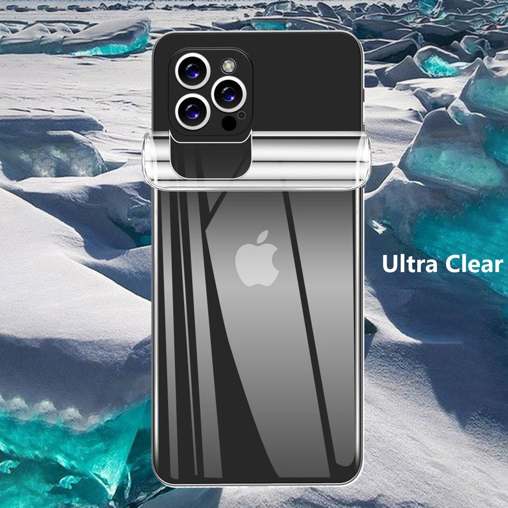 Hydrogel Film Soft Screen Protector For iPhone 14 15 Pro Max 12 13 11 Back+Front