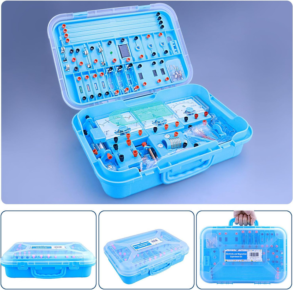 Physics Labs Basic Electricity Discovery Circuit and Magnetism Experiment Kit fo