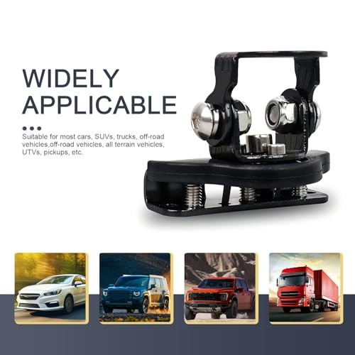 2 PCS LED Light Bar Mounting Bracket – Safety Cushioning Metal Structure
