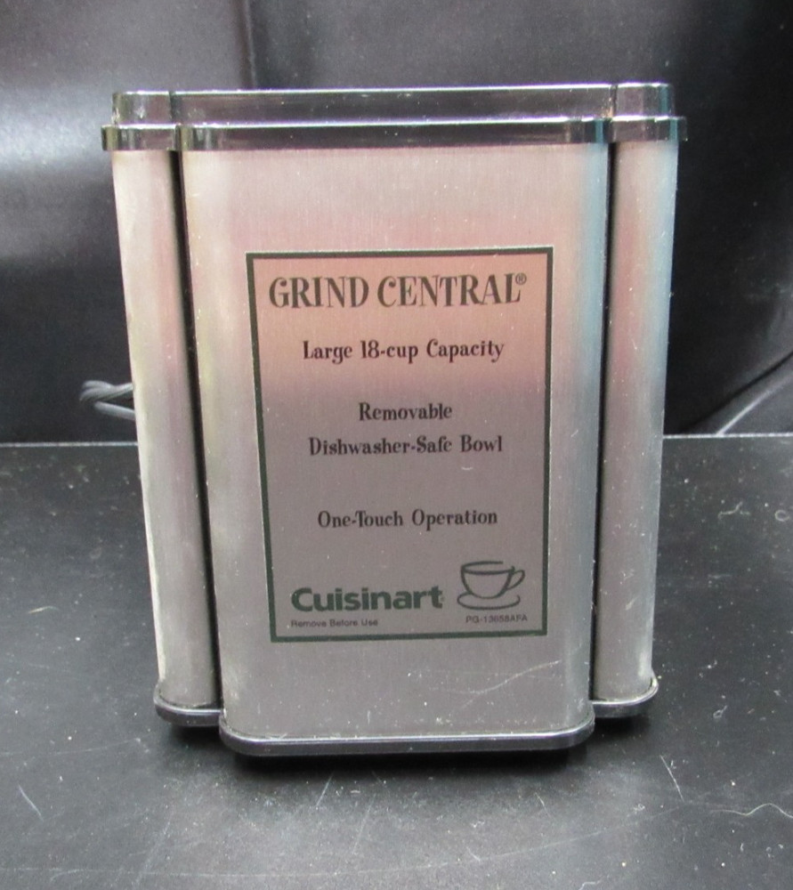 Cuisinart DCG-12 Grind Central Coffee Grinder Motor Base TESTED
