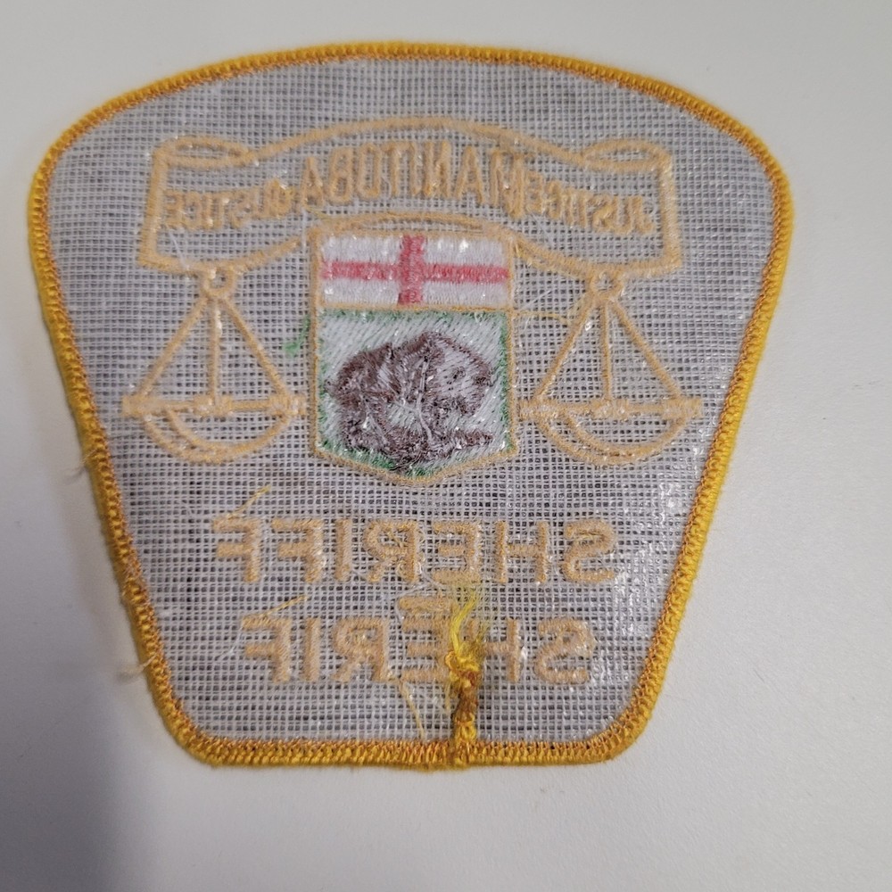 Manitoba Canada Sheriff Patch