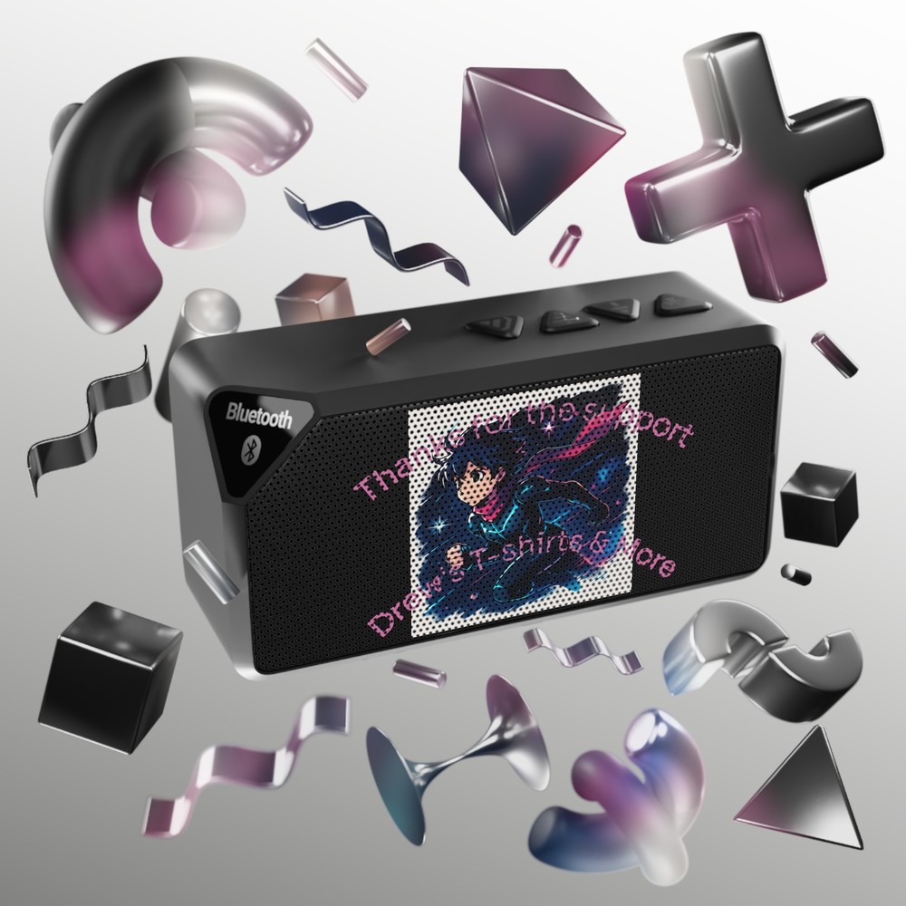 Galaxy Witch design Bluetooth Speaker | Cosmic Magic Illustration
