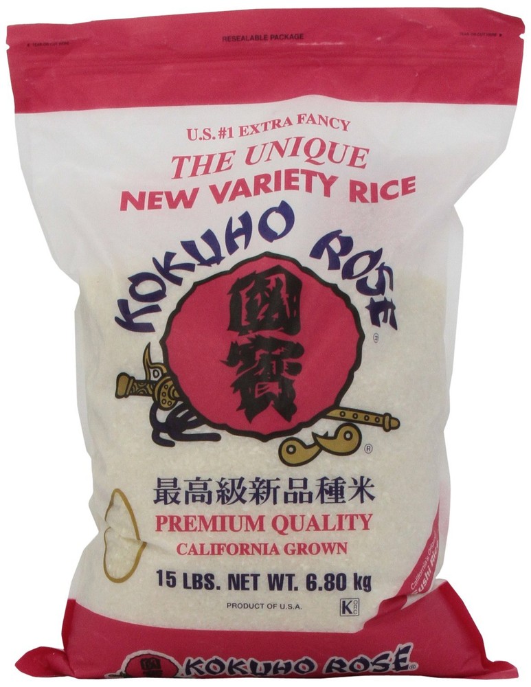 Kokuho Rose Rice 15-Pound
